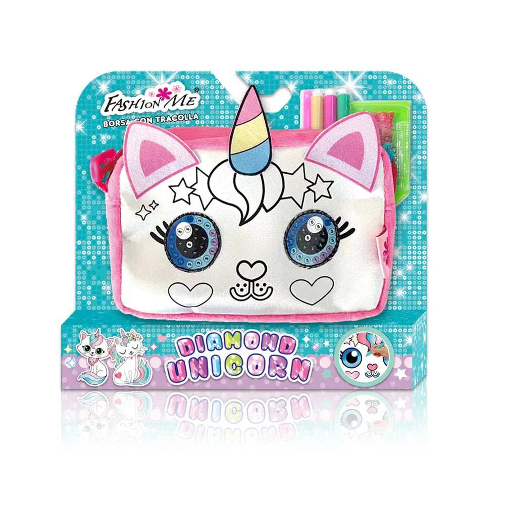Fashion Me Unicorn Diamond Shoulder Bag for kids in Kuwait